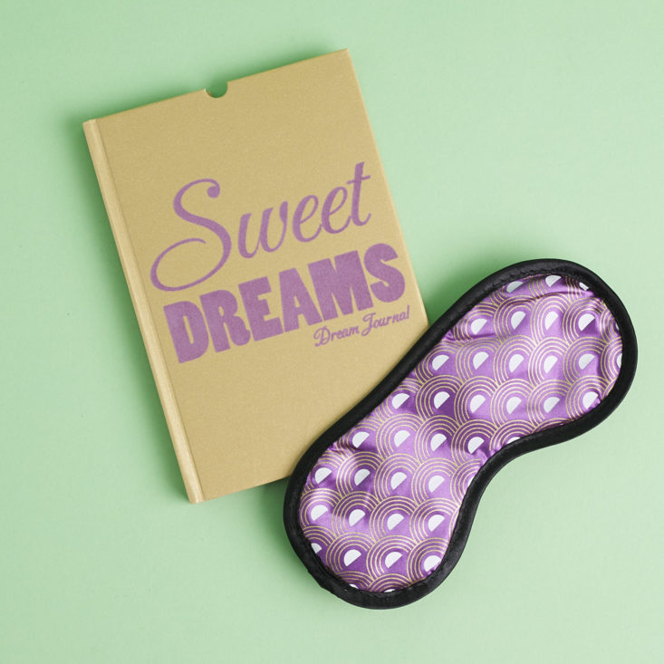 Sweet Dreams Journal and Sleep Mask set