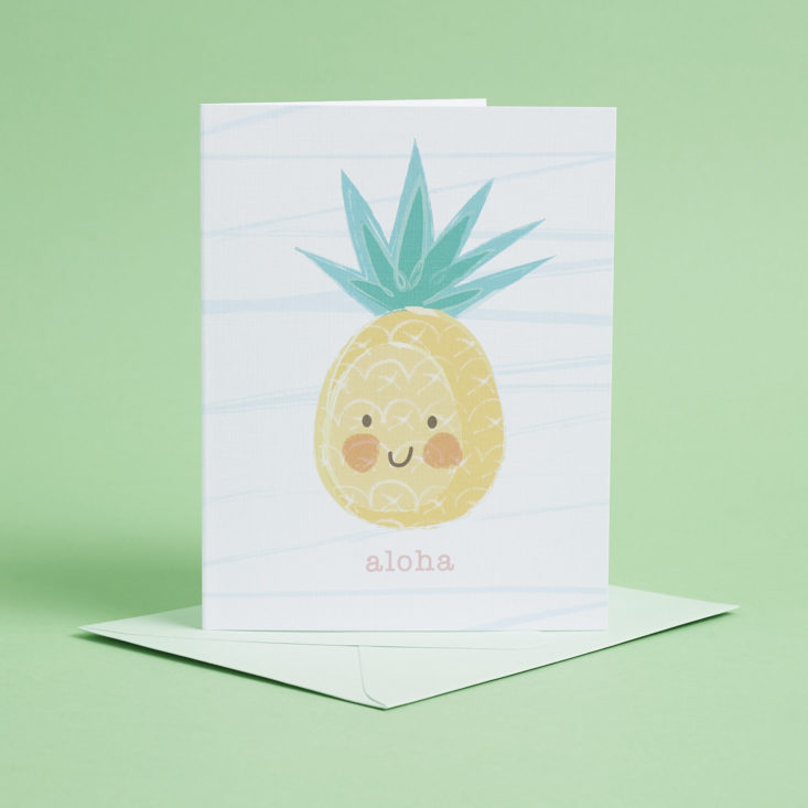 Aloha Pineapple Card