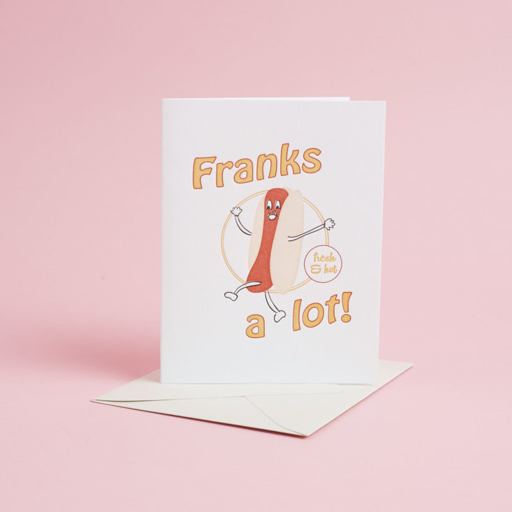 Franks a lot card
