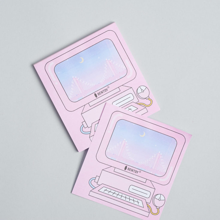 quirky crate computer note pads