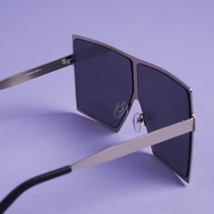 close up of VYE Eyewear x SlutBox Sunglasses