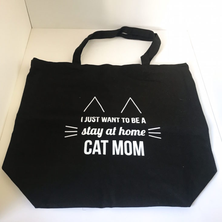 Stay at Home Cat Mom Oversized Tote