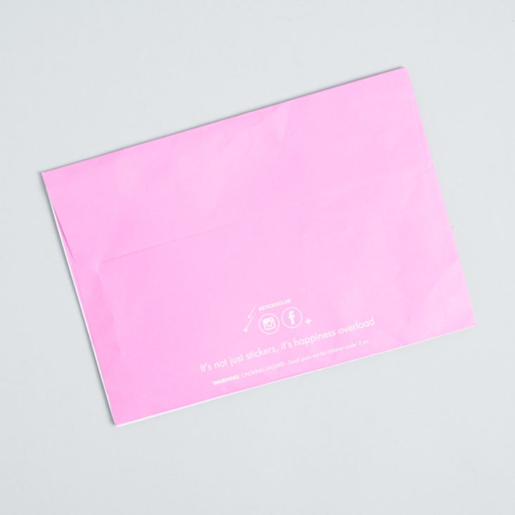 stickii club pink envelope