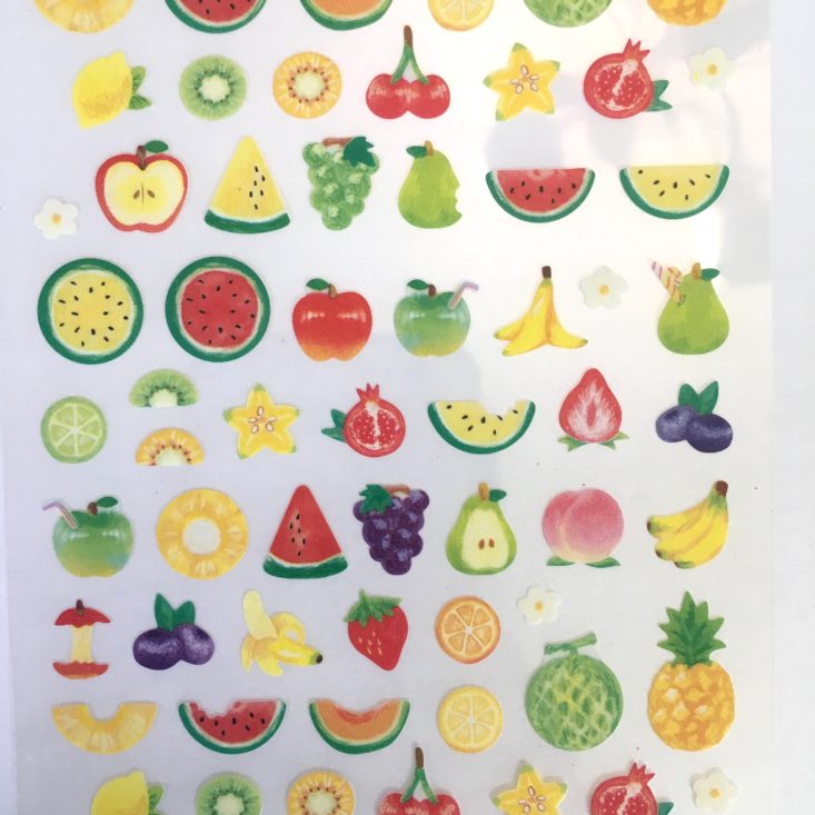 Sticky Kit June 2018 Fruits