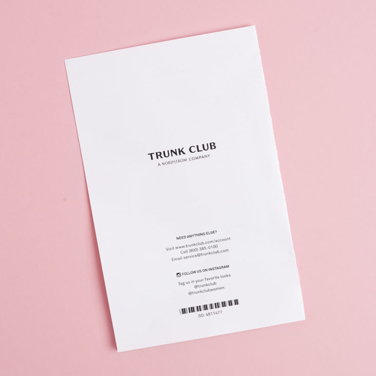 Trunk Club contact info