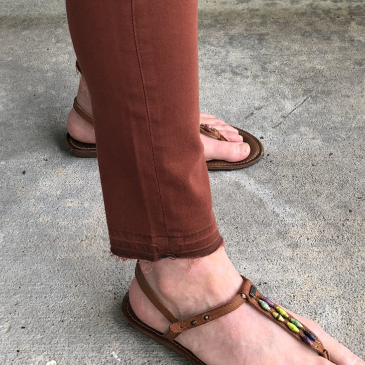 Wantable Style Edit June 2018 - Orange Pant Hem