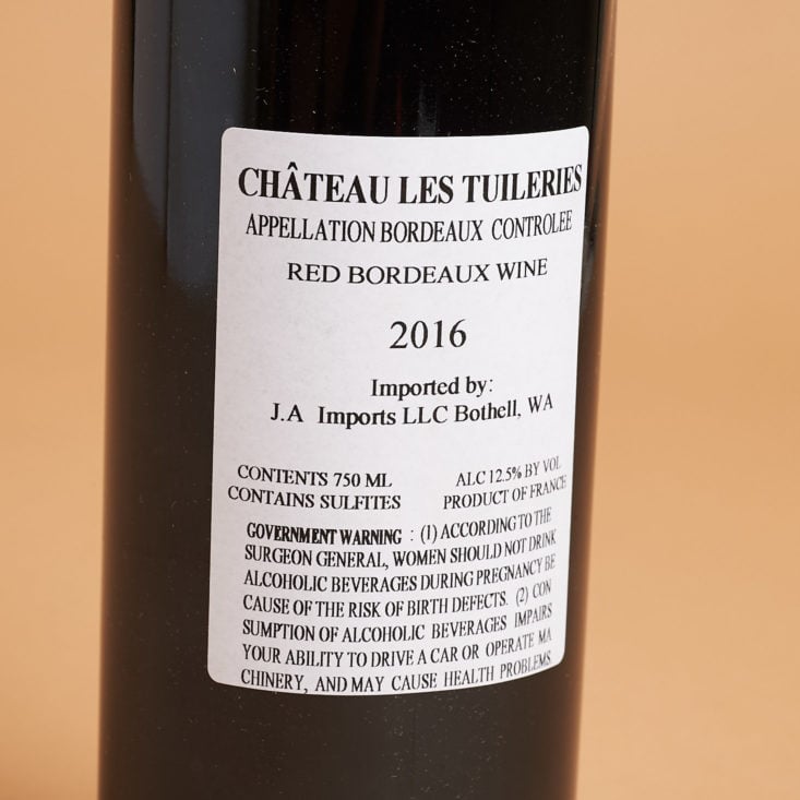 chateau red wine information