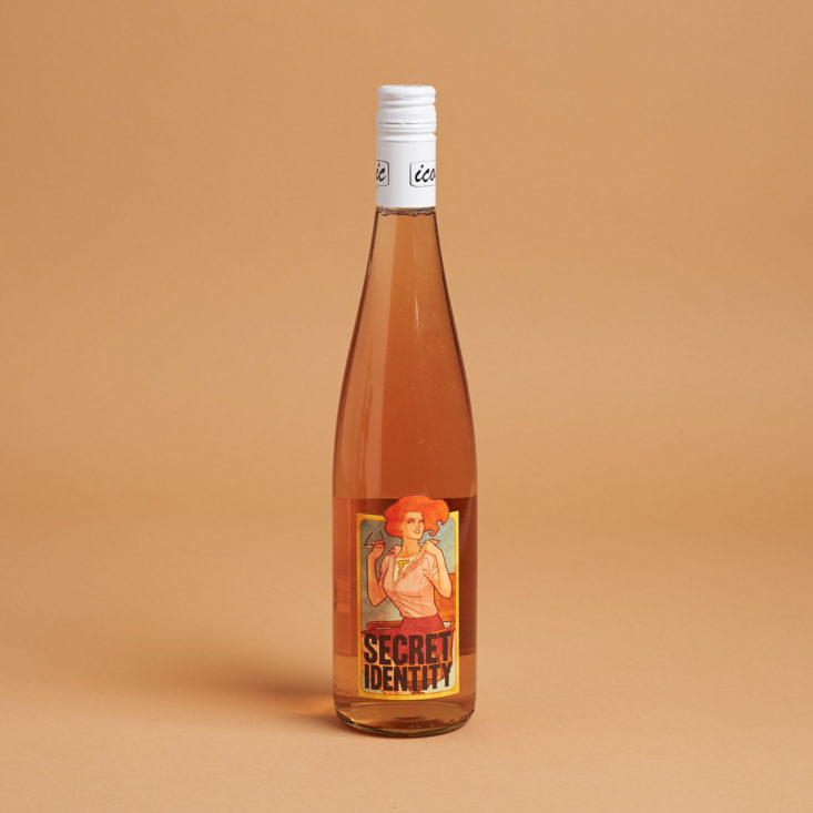 secret identity rose wine bottle