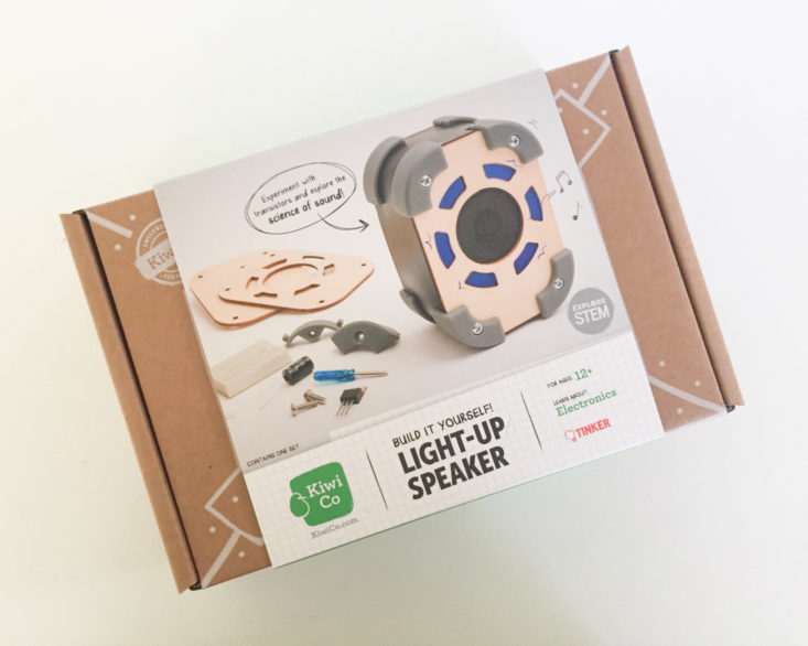 closed kiwi co electronics pack speaker box