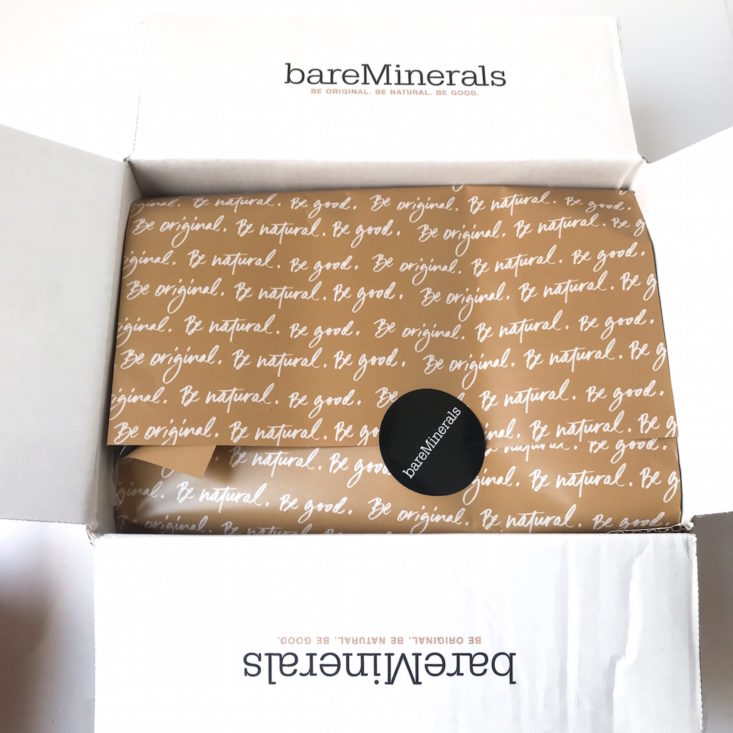 open Bare Minerals box