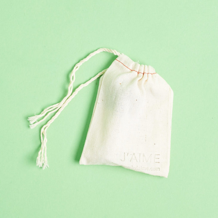 bombay and cedar canvas drawstring bag