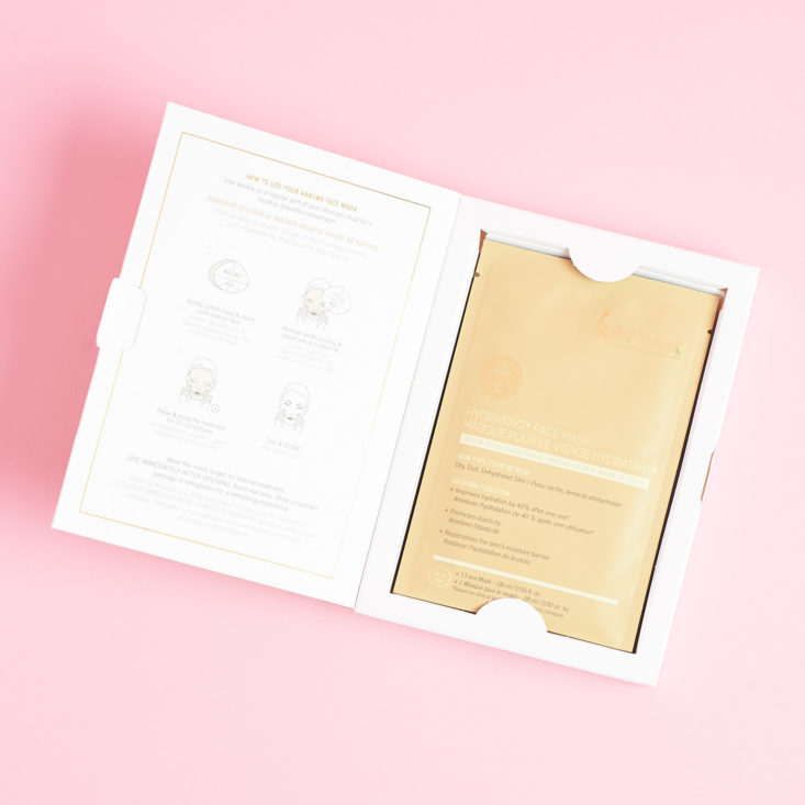 causebox sheet mask pack