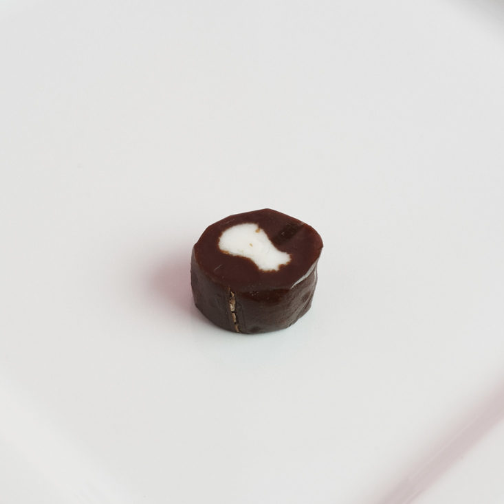Goetze's Candy Co Chocolate Caramel Cream on plate