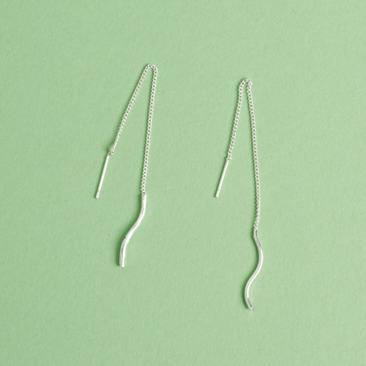Silver Minimal Threader Earrings