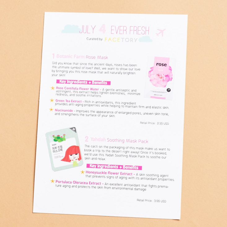 facetory 4 info card