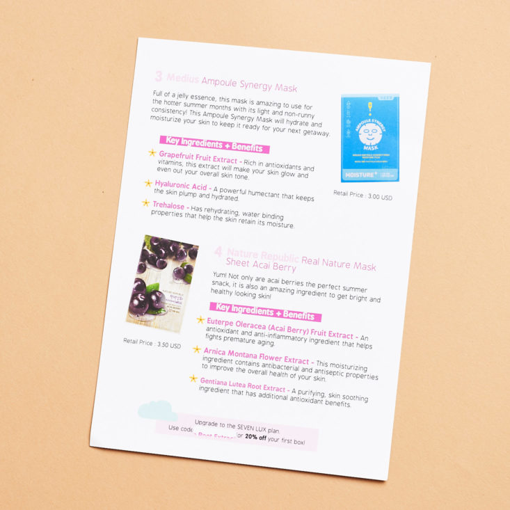 facetory 4 info card contd