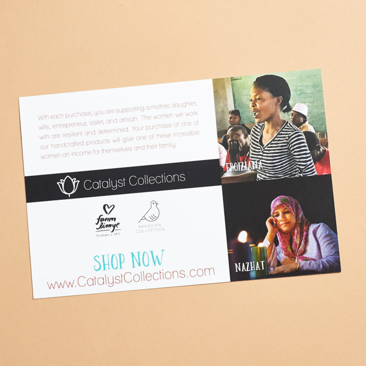 globein tea party promo card
