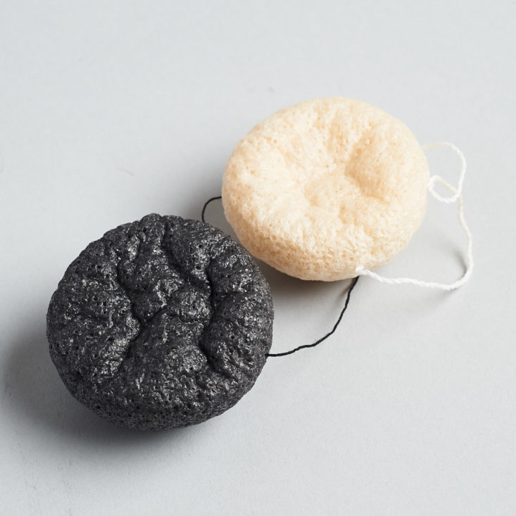 goddess provisions black and white facial sponges