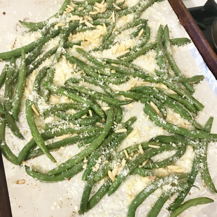 green beans with almonds and parmesan