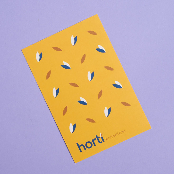 Branded Horti Card