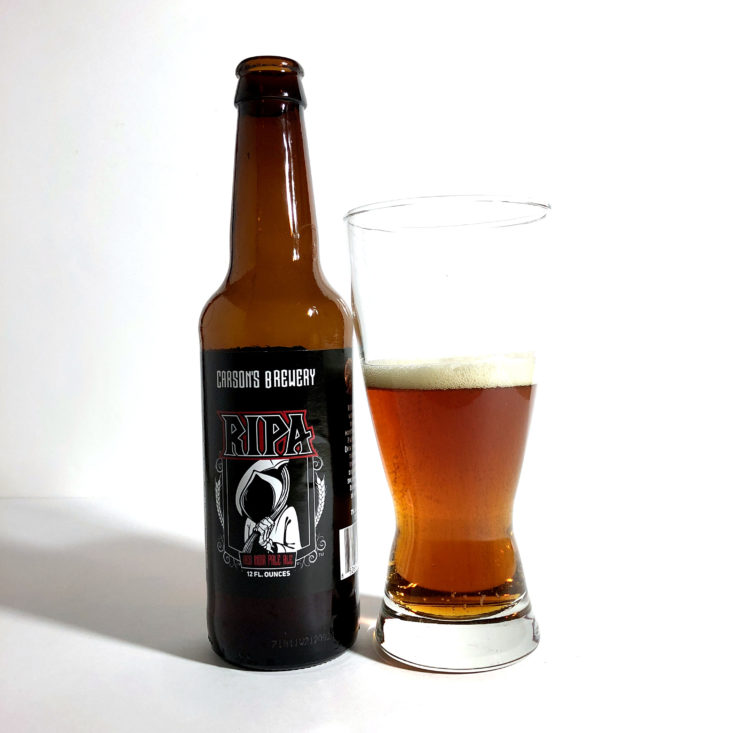 Microbrewed Beer May 2018 - ripa poured