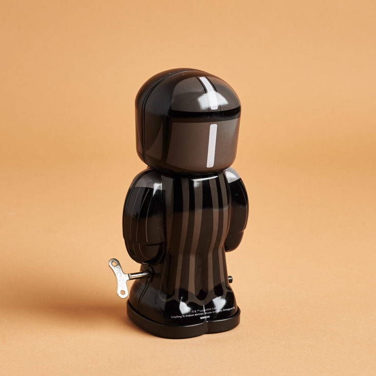 monthly mystery box of awesome vader tin toy