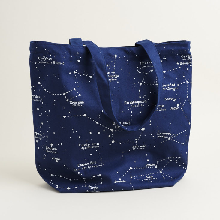 Constellation Tote Bag standing up