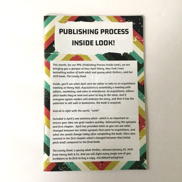 Scribbler publishing process