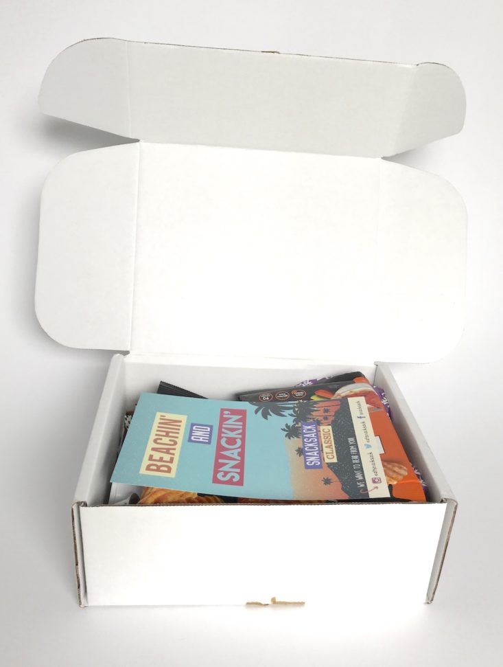 open SnackSack box