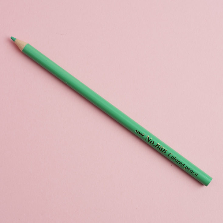 Mitsubishi Uni Colored Pencil in green