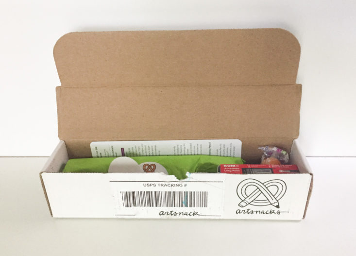 open art snacks box