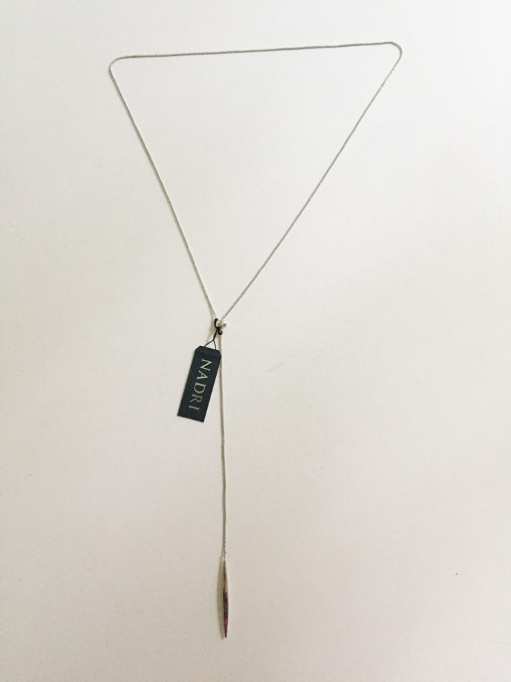 'Tattoo' Encrusted Lariat Necklace by Nadri 