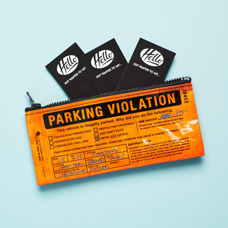 bitchy box parking violation bag
