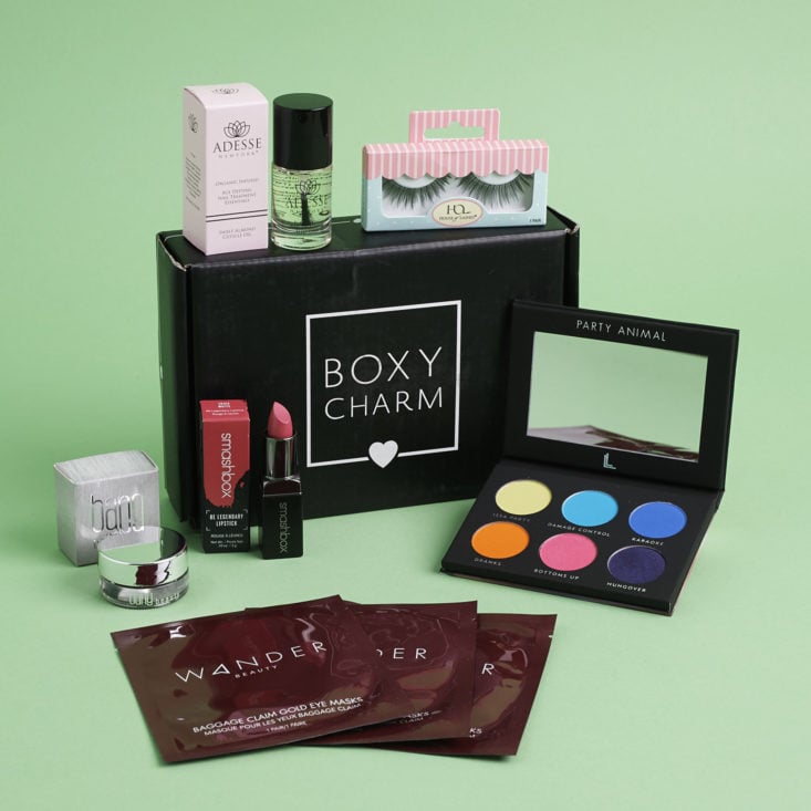 contents of BoxyCharm August 2018