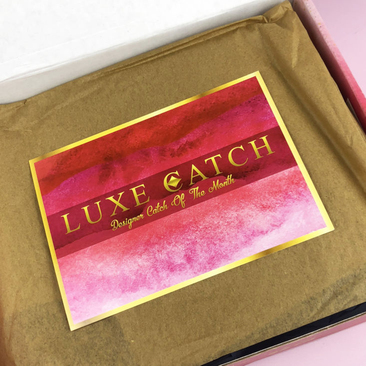 Luxe Catch August 2018 - Info Front