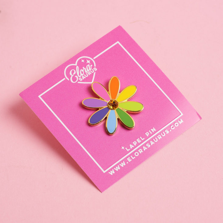 quirky crate elorasaurus pin