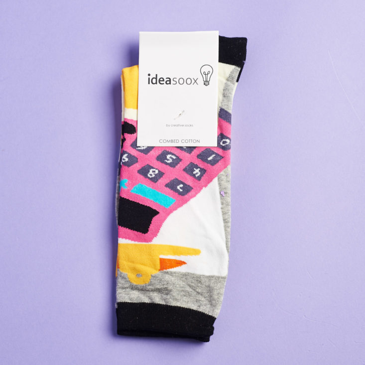 quirky post funky socks
