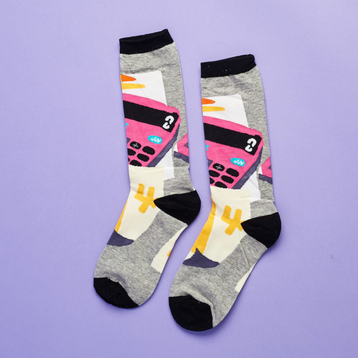 quirky post retro socks