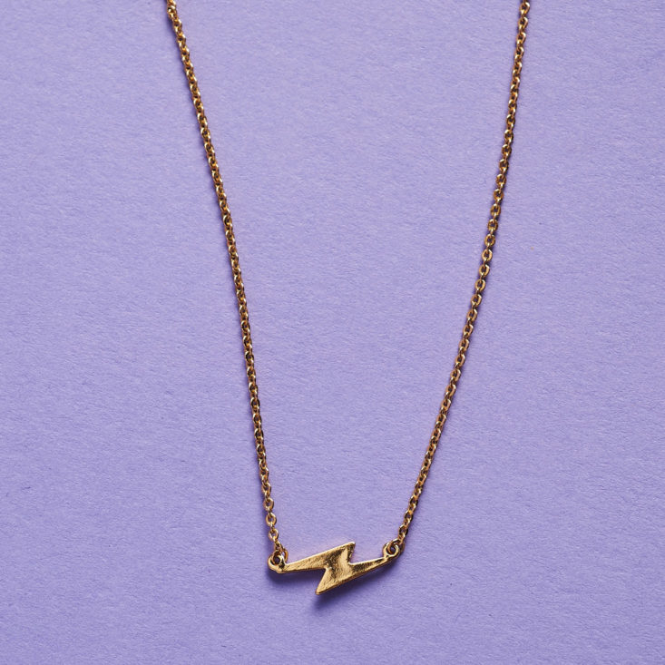 rocksbox lightning pendant