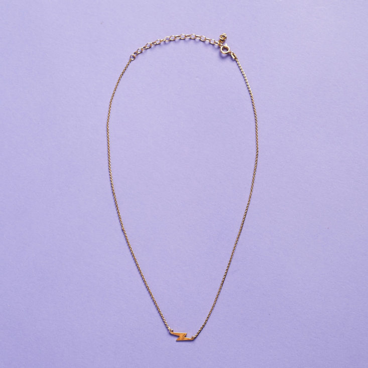 rocksbox lightning necklace
