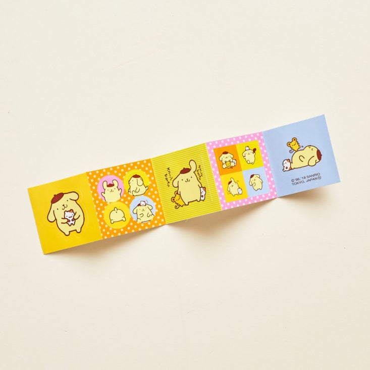 sanrio small gift crate booklet