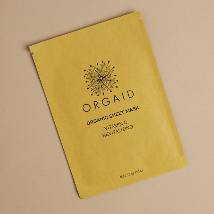 Orgaid Vitamin C Revitalizing Organic Sheet Mask
