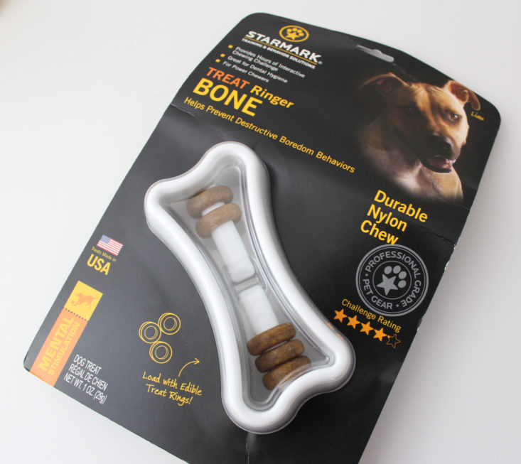 VetPetBox Dog August 2018 Treat Bone