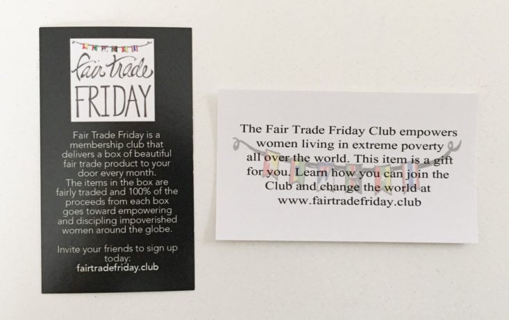 fair trade friday august 2018 cards