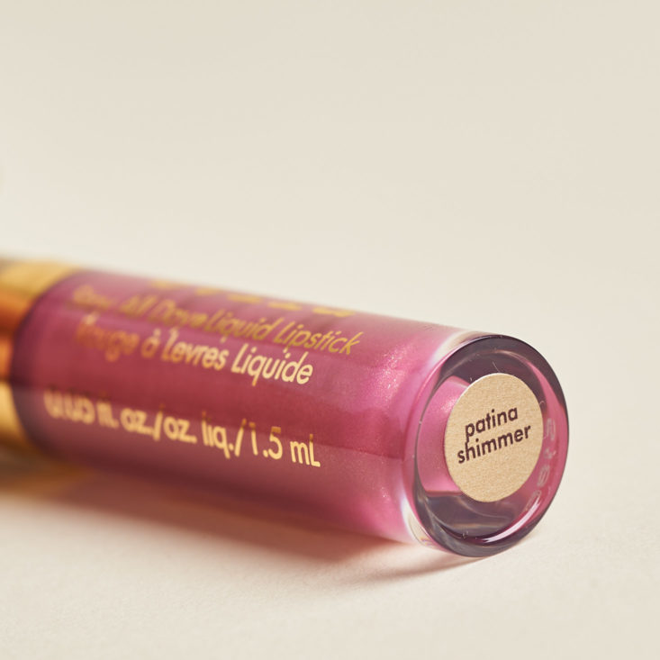 Birchbox Curated September 2018 - Shimmer - Stay All Day Liquid Lipstick Bottom