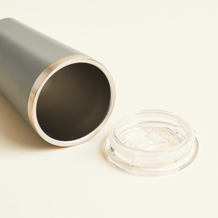 Breo Box Fall September 2018 - Corkcicle 16oz Waterman Edition Tumbler Opened Side