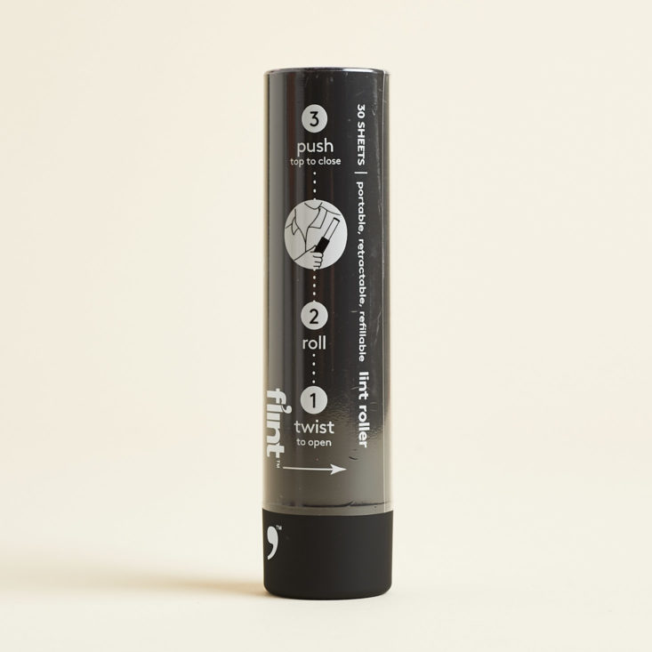 Breo Box Fall September 2018 - Flint Lint Roller Back