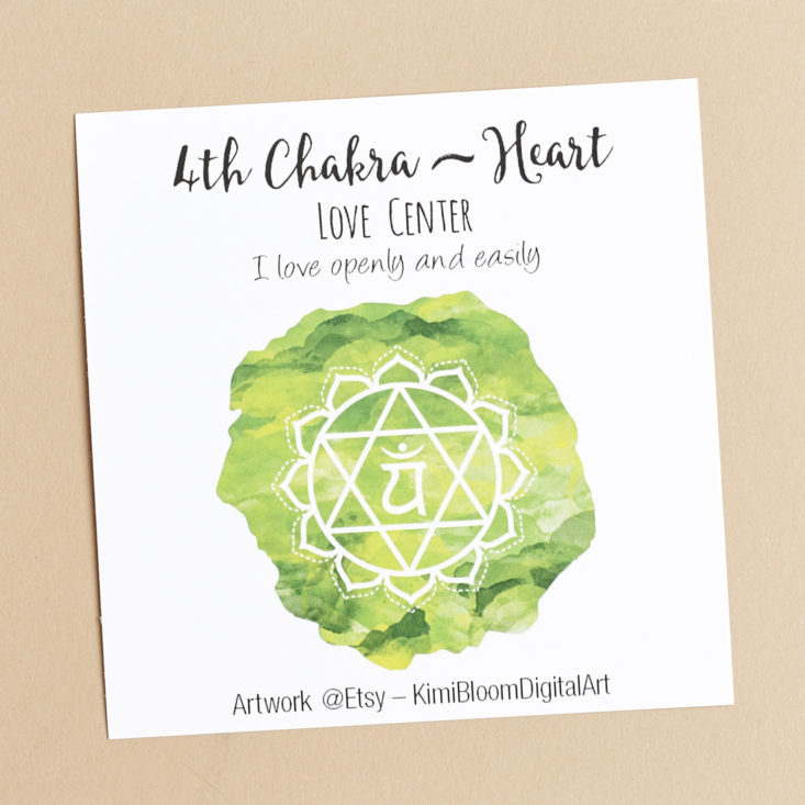 BuddhiBox Yogi Sept 2018 chakra card