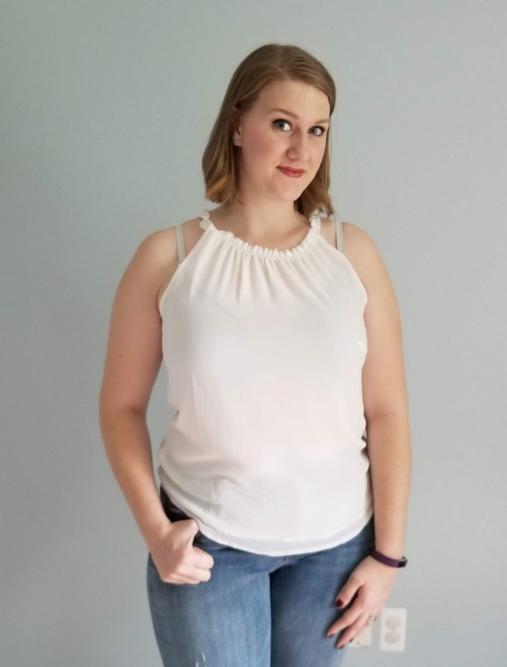 Daily Look October 2018 white top