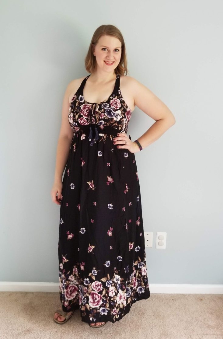 Daily Look October 2018 floral maxi